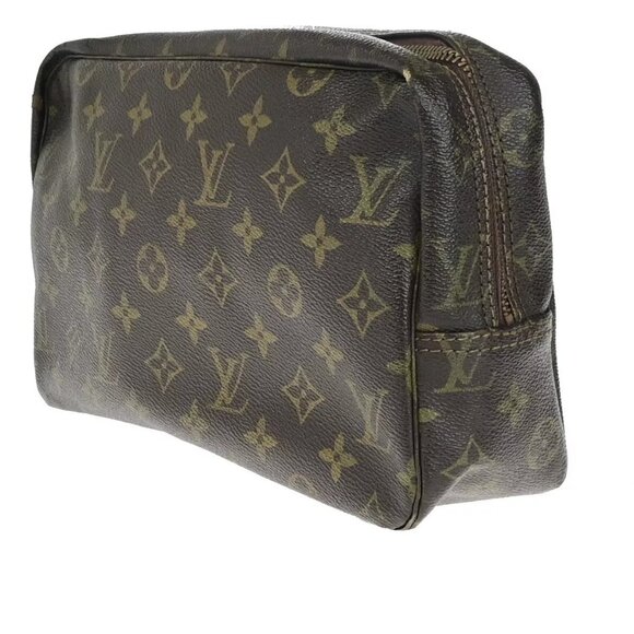 LOUIS VUITTON Trousse Toilette 28 Clutch Hand Bag Monogram Brown M47522 02EC697 - Picture 4 of 14
